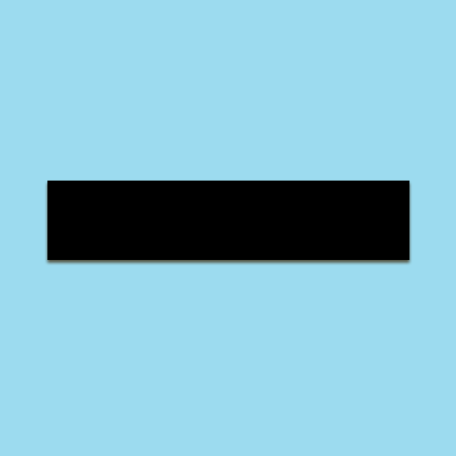 Plain Black Sunstrip