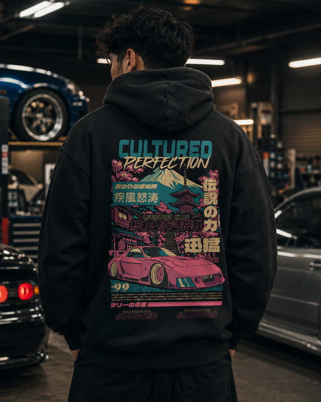 LEGENDS CLUB  – Cultured RX-7 HOODIE