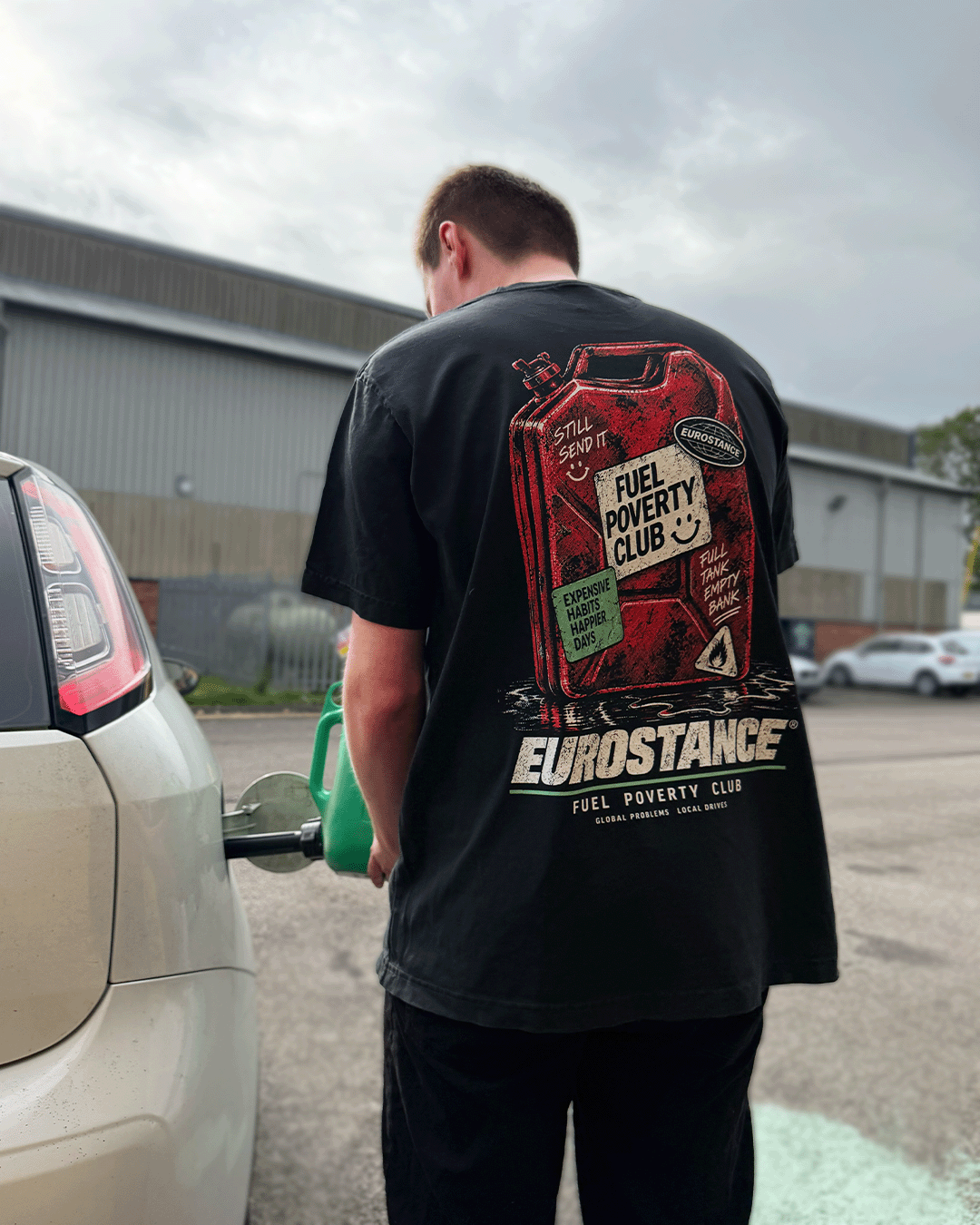 Fuel Poverty Club — Heavyweight Washed Tee