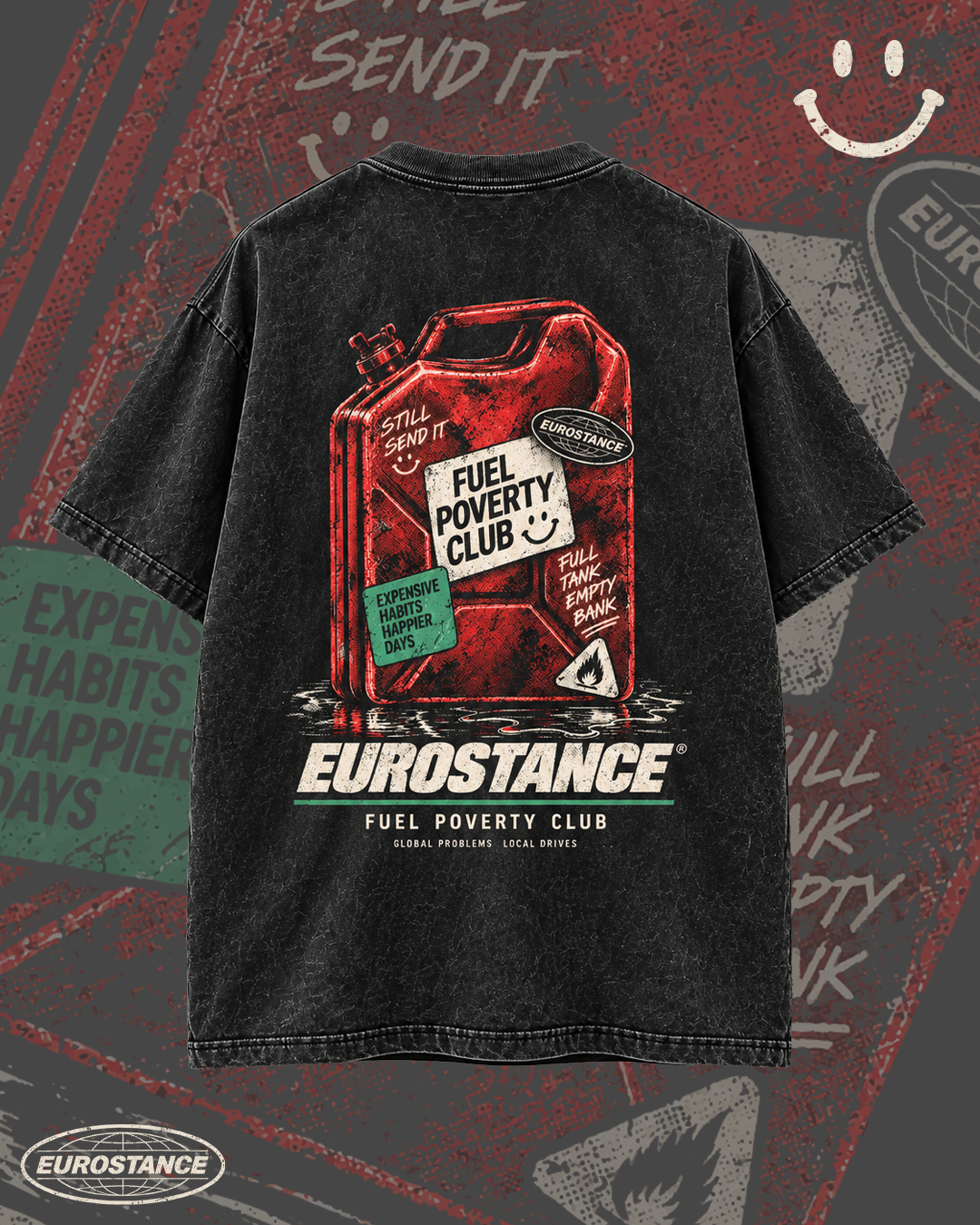 Fuel Poverty Club — Heavyweight Washed Tee