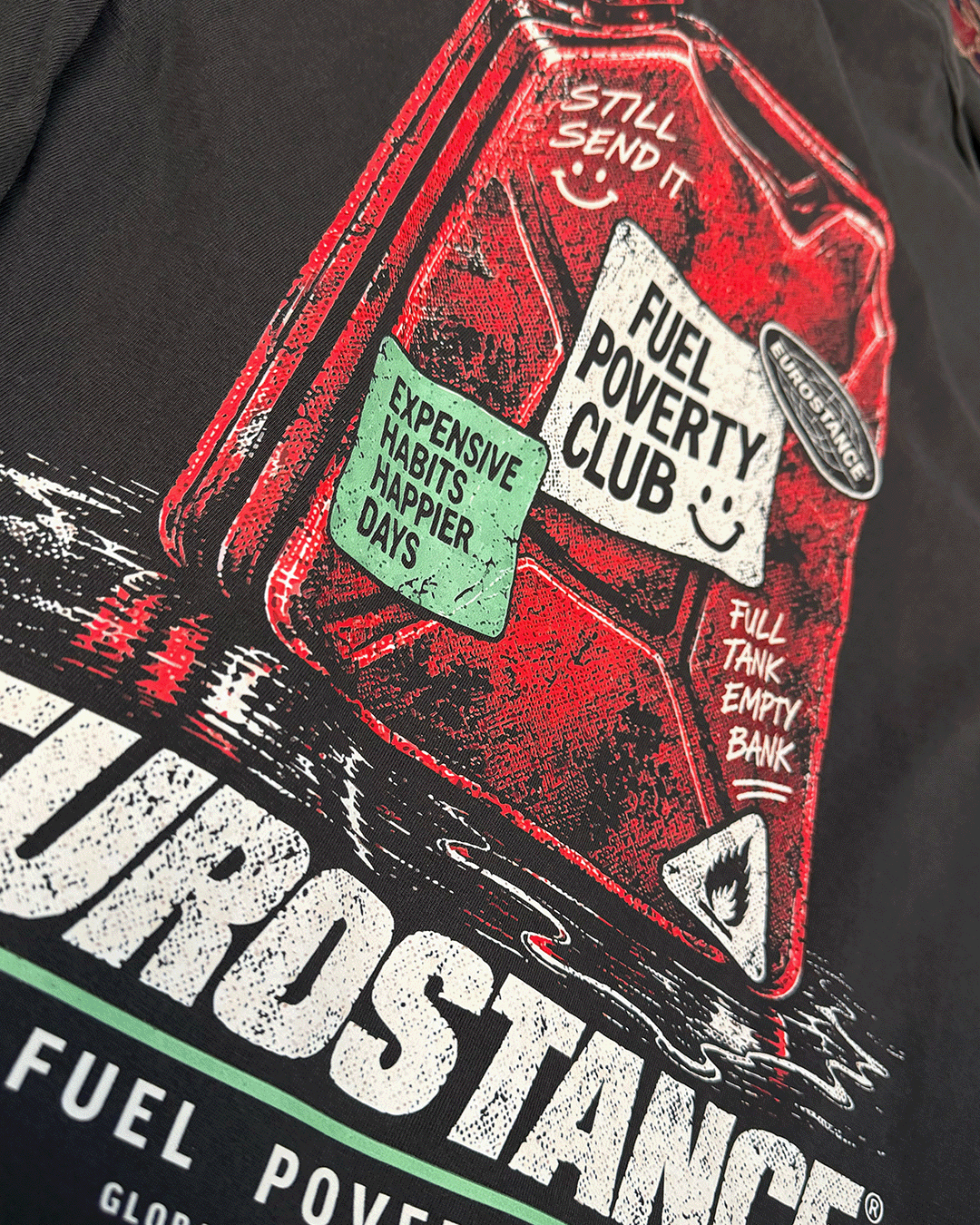 Fuel Poverty Club — Heavyweight Washed Tee