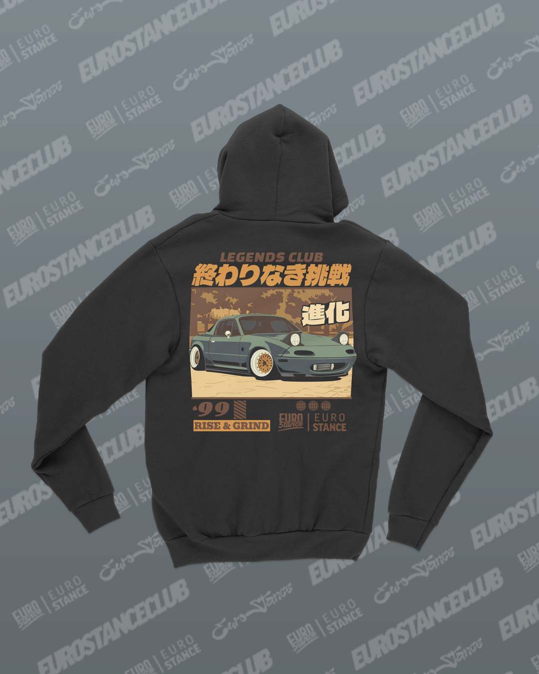 LEGENDS CLUB  – MIATA RISE & GRIND HOODIE