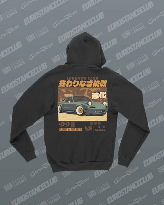 LEGENDS CLUB  – MIATA RISE & GRIND HOODIE