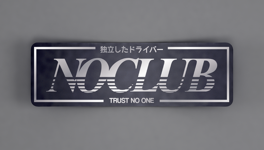 No Club - Slap Sticker