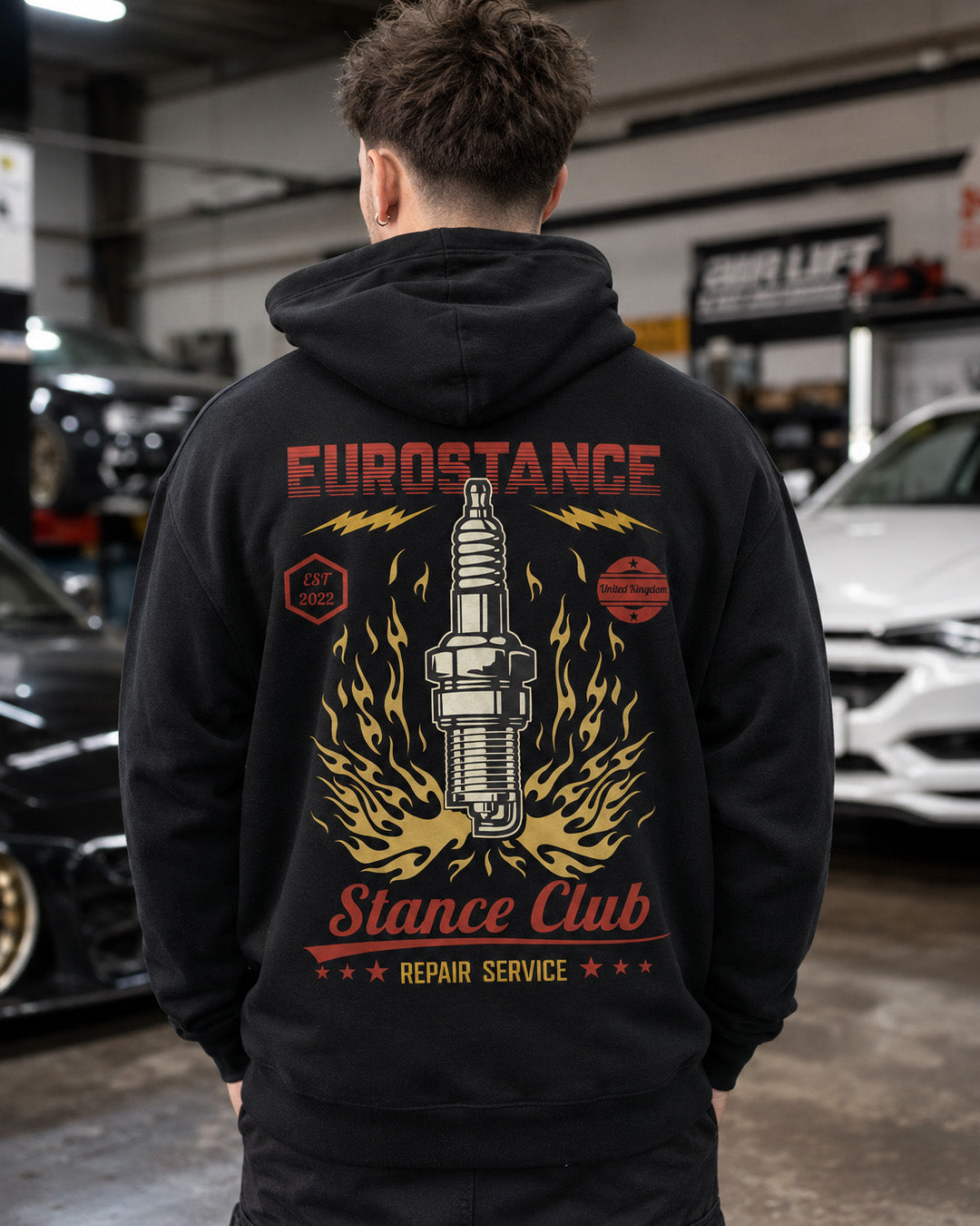 Sparkplug Garage - Hoodie
