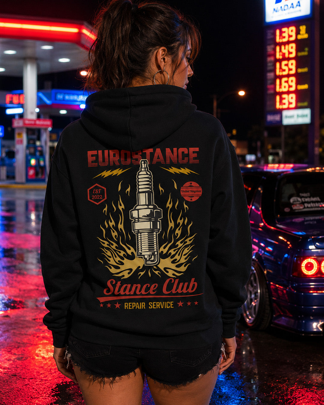 Sparkplug Garage - Hoodie