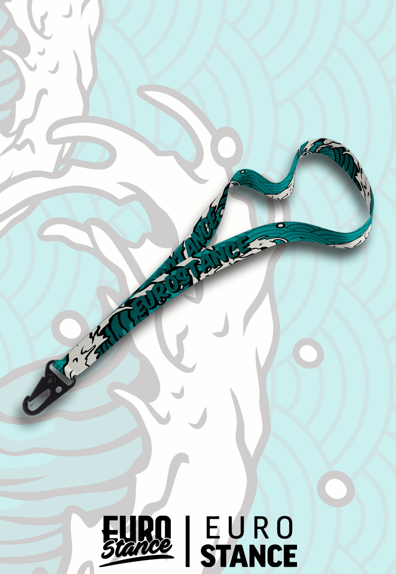 Ocean Waves Lanyard