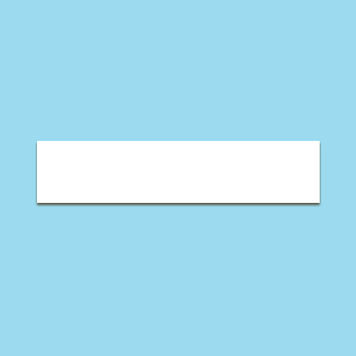 Plain White Sunstrip