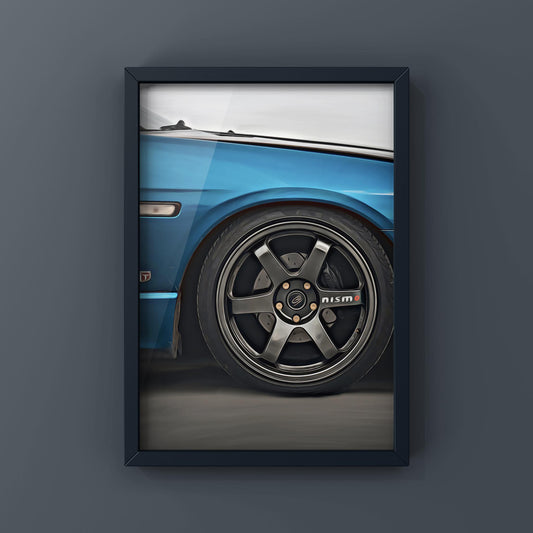 Nismo Wheel - Framed