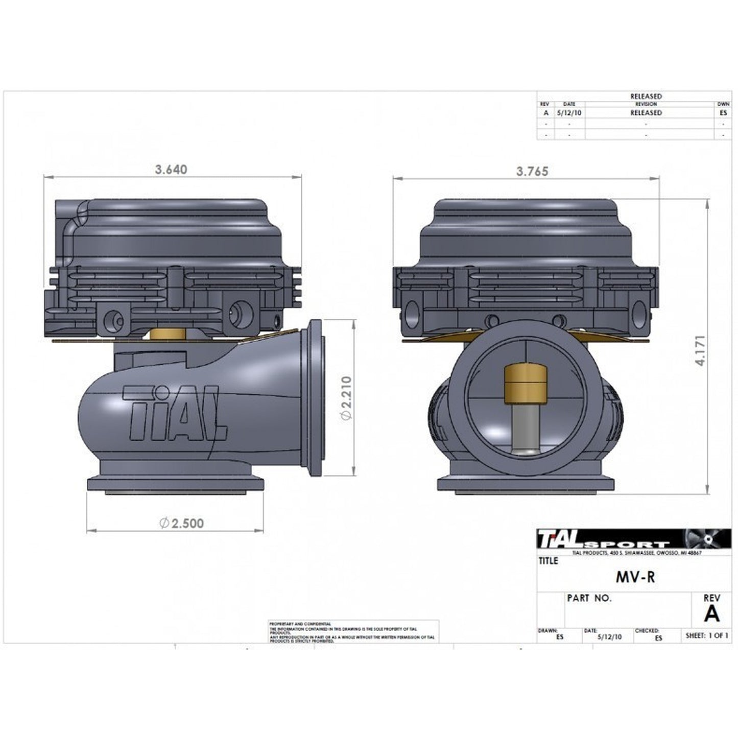 Wastegate TiAL MV-R